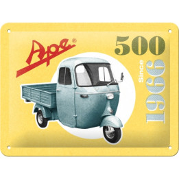 Tolles Ape 500 Blechschild 15x20 cm Top Qualität
