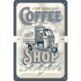 Tolles Ape Coffee Shop Blechschild 20x30 cm Top Qualität