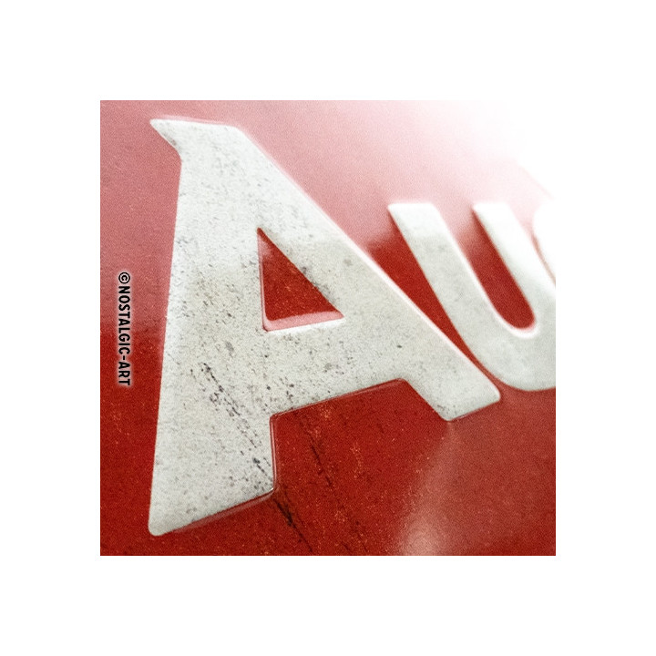 Tolles Blechschild mit Audi Logo 30x20 cm Top Qualität Nostalgic-Art