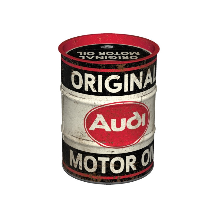 Tolle Audi Spardose Ölfass - Nostalgic-Art Top Qualität kleiner Preis