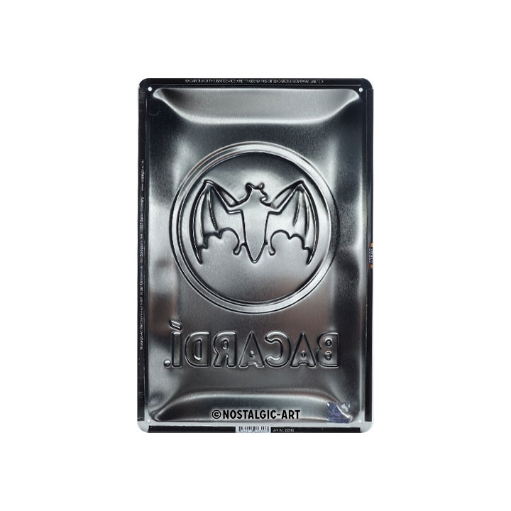 Tolles Bacardi Blechschild 20x30 cm Top Qualität zum kleinen Preis