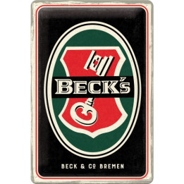 Tolles Beck´s Blechschild 20x30 cm - Nostalgic-Art