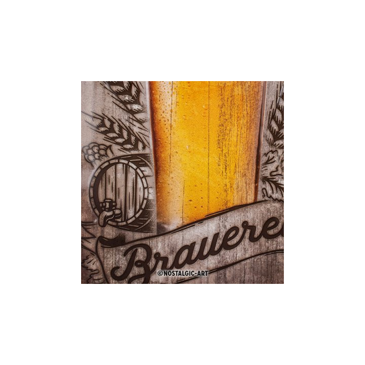 Schönes Blechschild Wasser schmeckt besser 20x30 cm