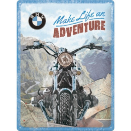 Hochwertiges Blechschild BMW Adventure 30x40 cm