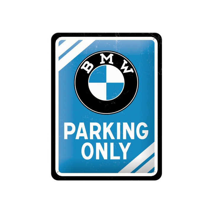 Nostalgic-Art Blechschild BMW Parking Only 15x20 cm