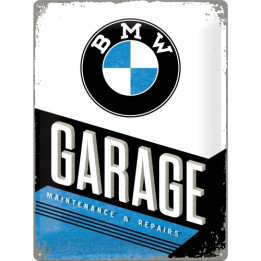 Hochwertiges Blechschild BMW Garage 30x40 cm