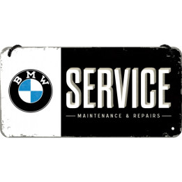 Hochwertiges BMW Service Hängeschild 20x10 cm Nostalgic