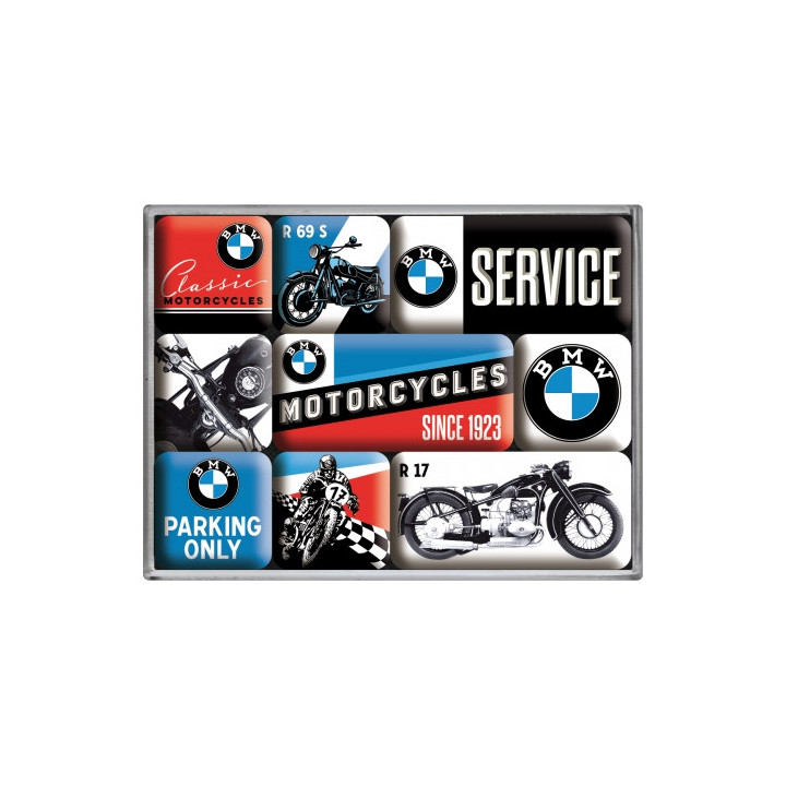 Tolles BMW Motorräder Magnet-Set - Nostalgic-Art Online günstig kaufen