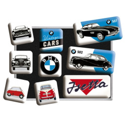 Tolles BMW Cars Magnet-Set - Nostalgic-Art Online günstiger bestellen