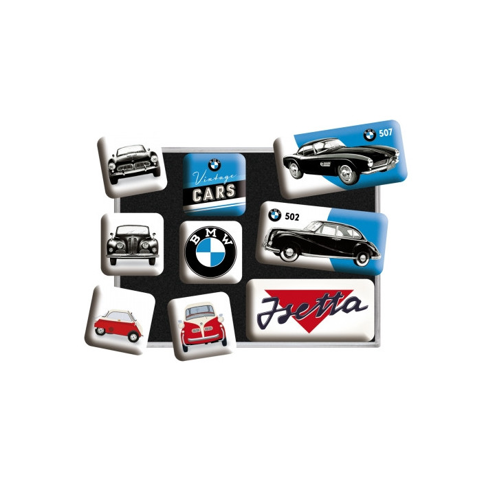 Tolles BMW Cars Magnet-Set - Nostalgic-Art Online günstiger bestellen